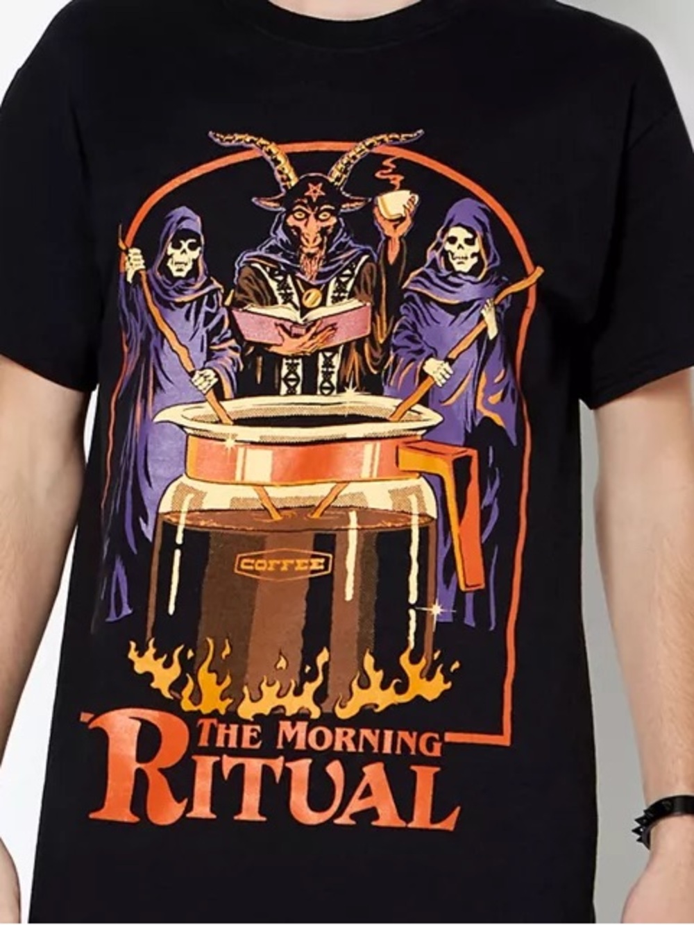 Steven Rhodes The Morning Ritual T-Shirt - Picture 2 of 4
